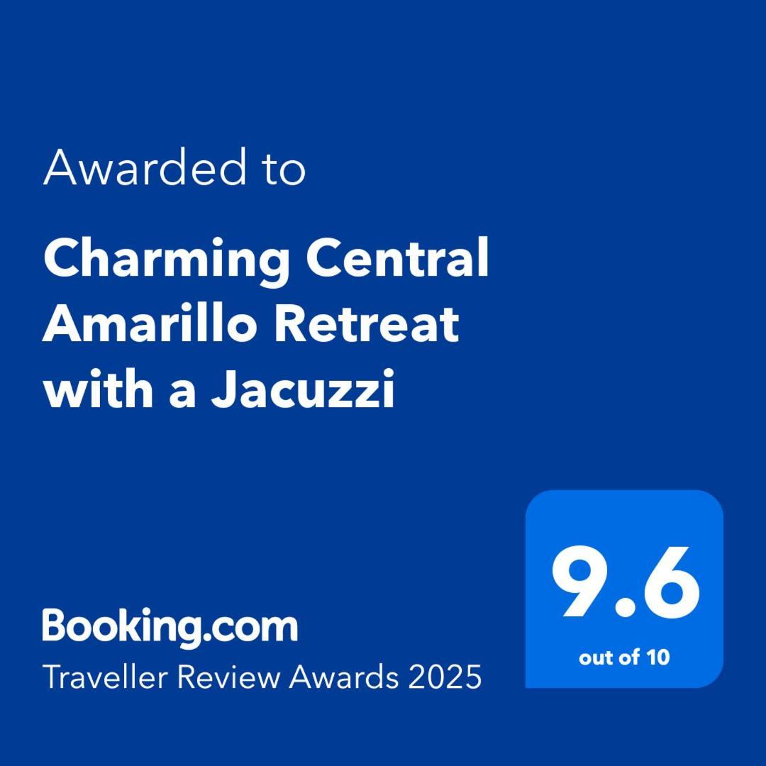 Charming Central Amarillo Retreat With A Jacuzzi Ngoại thất bức ảnh